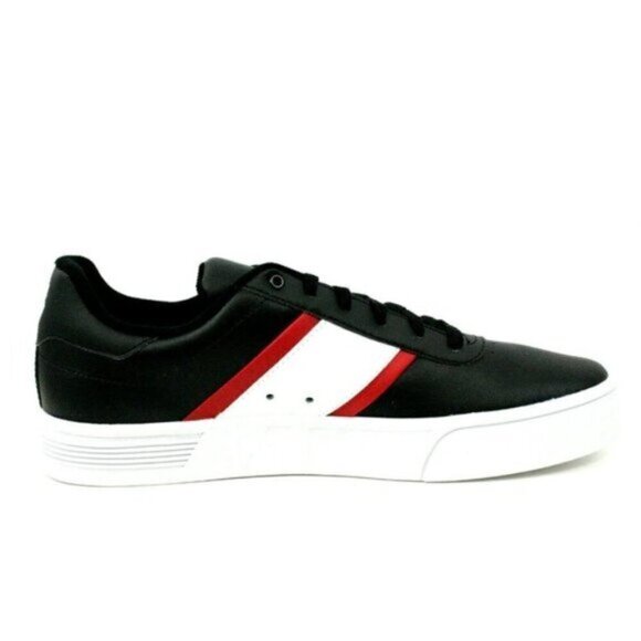 K Swiss Men Shoes Court Lite Ortholite Spellout  06147 036M Leather Black Sz 11 - Picture 8 of 15